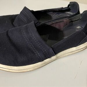 Women’s Clarks Navy Slip-On Shoes